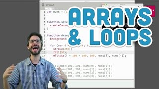 72 Arrays and Loops  p5js Tutorial [upl. by Crichton]