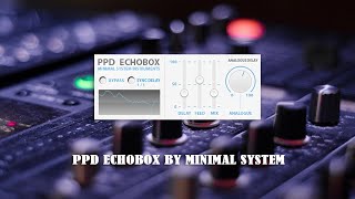 PPD Echobox  VST Free  Delay VST  Guitar test [upl. by Ahsirek]