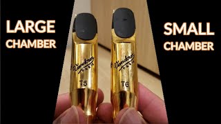 This is a review of a large chamber vs small chamber mouthpiece Which is right for you [upl. by Zilla]