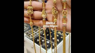 Beautiful Gold Mangalya Chain  Thali Chain Just 25 to 30 gm  goldchain mangalsutragoldjewellery [upl. by Yracaz342]