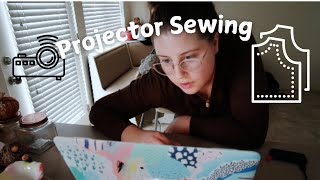 A beginner tries to do projector sewing [upl. by Biel823]