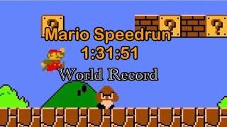 13151 SUPER MARIO BROS SPEEDRUN  WORLD RECORD Parody on Badabun [upl. by Airyt]