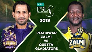 Match 23 Full Match Highlights Peshawar Zalmi Vs Quetta Gladiators  HBL PSL 4  HBL PSL 2019 [upl. by Thury81]