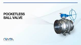 주로얄정공  Pocketless Ball Valve [upl. by Goober610]