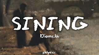 Sining  Dionela ft Jay R LYRICS [upl. by Paloma]