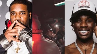 ASAP Ferg Vibes To Remas Azaman At Remas Album Listening Party in New York [upl. by Buchbinder]