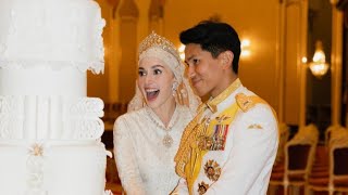 Prince Abdul Mateen and Princess Anisha Rosnah  The Bruneis Royal Wedding Bouquet Ceremony Mateen [upl. by Nnahgaem441]