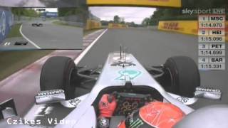 Michael Schumacher Qualifyng Q1 and Q2 Canada 2011 [upl. by Schou]