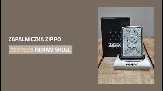 Zapalniczka ZIPPO 2007659 INDIAN SKULL [upl. by Lewin493]