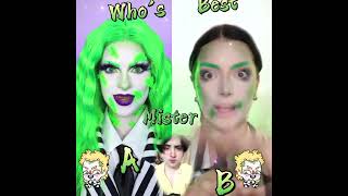 Banana boat Beetlejuice transition challenge beetlejuice makeup shorts trending viral tiktok [upl. by Dyane]