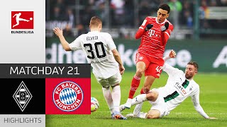 5GoalSpectacle  Borussia Mgladbach  Bayern München 32  Highlights  MD 21 – Bundesliga 2223 [upl. by Novel]