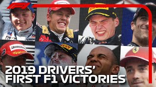 2019 Drivers First F1 Wins  2019 Belgian Grand Prix [upl. by Eslud]