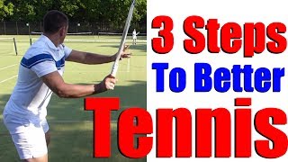 How To Play Better Tennis In 3 Steps  A Must See Tennis Lesson [upl. by Alina]