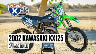 2002 Kawasaki KX125 TwoStroke Garage Build Bike Rebuild [upl. by Thoma922]