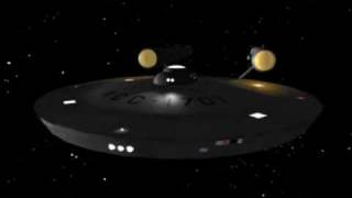 USS Enterprise at warp speed [upl. by Attener]