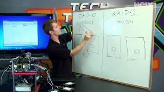 RAID 0 amp RAID 1 Setup Guide NCIX Tech Tips 77 [upl. by Baer495]