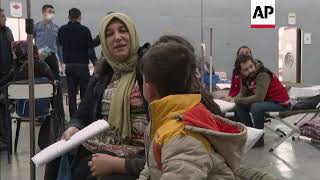 Survivors of Turkey quake treated on military ship [upl. by Lupe949]