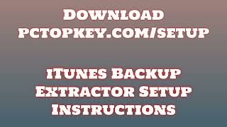 How To Download and Install iTunes Backup Extractor Manual [upl. by Mead]