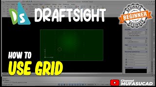 Draftsight How To Use Grid [upl. by Ayar]