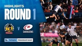 Exeter Chiefs v Saracens  HIGHLIGHTS  Exciting 13Try Match  Gallagher Premiership 202324 [upl. by Vaughan]