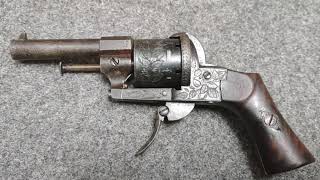 Antique Pinfire Revolver [upl. by Paschasia]