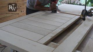 Making a Solid Wood Door  Modern Door [upl. by Airec]