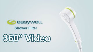 Hand Shower Filter System HSF127｜360° Video｜EASYWELL [upl. by Hiett]