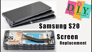 Samsung S20 G980 Screen Replacement Tutorial  Wymiana wyświetlacza z ramką [upl. by Charlie]