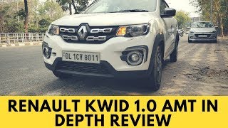 Renault Kwid AMT InDepth Review  Kwid 10 Automatic 2018  Kwid AMT [upl. by Aneema]