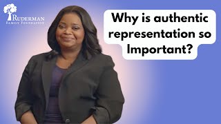 Important message by Octavia Spencer and the Ruderman Family Foundation [upl. by Ydniahs]