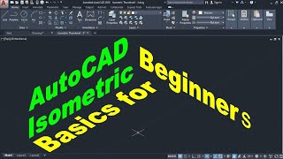 AutoCAD Isometric Drawing Basics Tutorial for Beginners [upl. by Segalman]