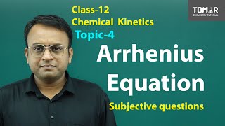 chemical kinetics arrhenius equation log formderivation and numerical [upl. by Brent]