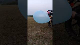 Monster Balloon 🎈🎈 Vs Bike Silencer experiment kohinur shorts viralvideo [upl. by Nitsirk]