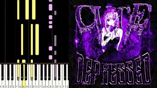 Dyan Dxddy  CUTE DEPRESSED  PHONK SONG  Piano Tutorial [upl. by Brade]