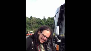 Jonathan Davis at IDfestival meet and greet July 26 2012 [upl. by Aihsi]