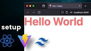 How to Use Tailwind CSS in React with Vite  Beginner Friendly [upl. by Ztirf]