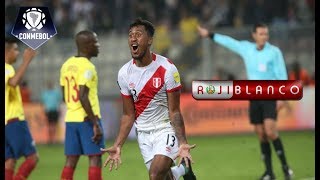 Perú 2  Ecuador 1  Eliminatorias Rusia 2018 [upl. by Atyekram]