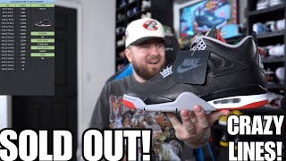 SOLD OUT THE JORDAN 4 REIMAGINED quotBREDquot WAS A INSTANT SELL OUT THIS WAS A CRAZY RELEASE [upl. by Hnad348]