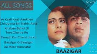 Baazigar Movie All Songs Shahrukh khankajolShilpa shetty [upl. by Evaleen944]