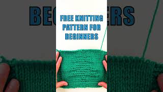 Free easy knitted washcloth pattern for beginners knittingpattern knitting craft knit [upl. by Violeta]