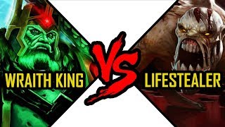 Dota 2 Wraith King vs Lifestealer – Dota Battle Ostarion Leoric vs Naix 17 Longest battle ever [upl. by Enneles]