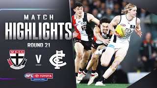 St Kilda v Carlton Highlights  Round 21 2023  AFL [upl. by Bearnard]