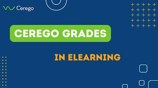 Entering Cerego Grades in eLearning [upl. by Yarled]