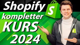 Shopify Shop erstellen 2024  Shopify Dropshipping amp Print on Demand Onlineshop aufbauen [upl. by Dion]