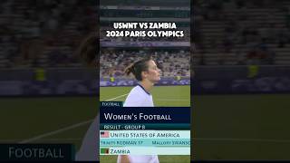 USWNT vs ZAMBIA in 2024 Paris Olympics olympics usawomenssoccer usa parisolympics2024 [upl. by Ewolram]