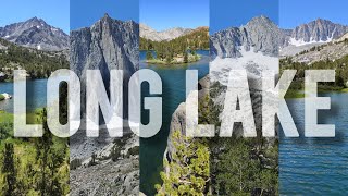 HIKING LONG LAKE VIA BISHOP PASS  CALIFORNIA [upl. by Zalucki]