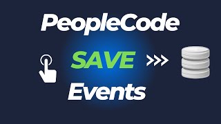 PeopleCode Save Events Tutorial  PeopleCode Events Tutorial  Episode 6  Sameer Pravin Ranalkar [upl. by Lorrimer679]