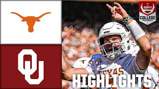 Red River Rivalry Texas Longhorns vs Oklahoma Sooners  Full Game Highlights  ESPN CFB [upl. by Bride]