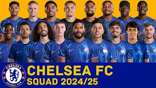 CHELSEA FC Full Squad For Season 202425  Chelsea  FootWorld [upl. by Frans47]