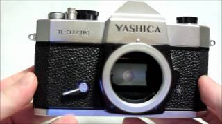 Yashica TLElectro Operating [upl. by Irabaj312]